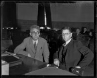 E. M. Torchia and E. T. Von Buelow, Los Angeles, 1933