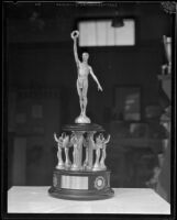 Winner’s trophy of the Tournament of Lights held at Newport Bay, Los Angeles, 1934