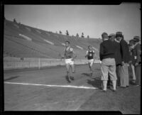 Elmer Boyden's spectacular triumph over Percy Niersbach at the Coliseum, Los Angeles, 1926