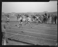 Race with runners from the University of California and the Los Angeles Athletic Club at UCLA, Los Angeles, 1932