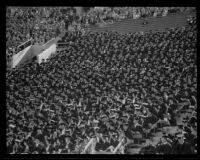 University of Southern California graduation ceremony at Olympic Stadium, Los Angeles, 1932