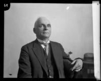 Portrait of Superior Court Judge J. J. Trabucco, 1928