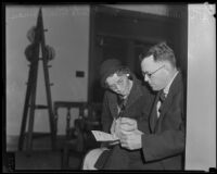 Attorney W. W. Webster confirms with Mrs. Roberta Esther Coleman, 1932