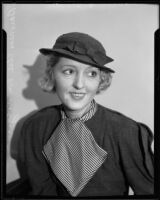 Portrait of actress Baroness Else von Koczian, Los Angeles, 1934