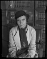 Lois T. Wade, victim of attempted murder, Los Angeles, 1932