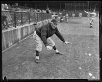 Retired baseball player Honus Wagner, Los Angeles, 1935