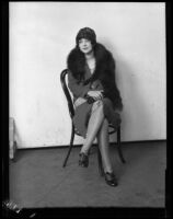 Evelyn Wallace, related to the McPherson trial, Los Angeles, 1926