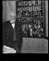 Charles B. Wilson, Civil War veteran who escorted Abraham Lincoln to Richmond after the end of the war, Los Angeles, 1927