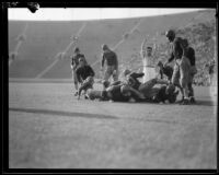 Trojans play the Webfoots at the Coliseum, Los Angeles, 1931