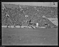 Football game between the UCLA Bruins and the St. Mary's Gaels at the Coliseum, Los Angeles, 1931