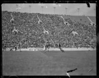Football game between the UCLA Bruins and the St. Mary's Gaels at the Coliseum, Los Angeles, 1931