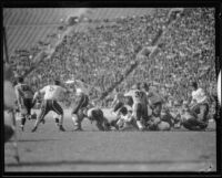 Football game between U.C.L.A. and Stanford at the Coliseum, Los Angeles, 1932