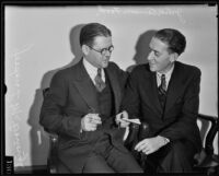 Supervisors Gordon L. McDonough and John Anson Ford, Los Angeles, 1930s