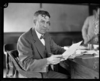 Colonel Robert E. Frith, prohibition administrator, 1926