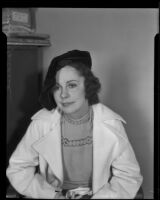 Grace Hoyt Garland during a suit to gain inheritance for her daughter, Los Angeles, 1923