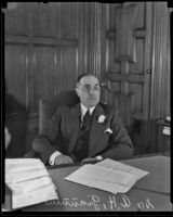Banker and film financier Dr. A. H. Giannini, Los Angeles, ca. 1935
