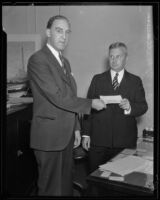 Los Angeles Chamber of Commerse members F. L. S. Harman and C. J. S Williamson