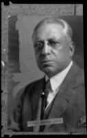 Professor of anthropology Dr. Albert Ernest Kenks, 1925-1926