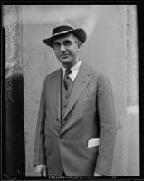 Engineer Merrill Johnson, Los Angeles, 1932