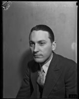 Charles Johnston before his sentencing hearing, Los Angeles, 1934