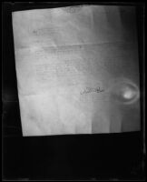 Correspondence between Arthur Loeb and Mr. Sanders concerning Julian Petroleum, Los Angeles, 1929-1935