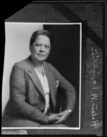 Helen M. Laughlin, UCLA Dean of Women, Los Angeles, 1920s (?)