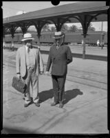 Two men in S.C. Lewis and Jacob Berman case, Los Angeles, [between 1927-1937]