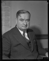 Joseph B. Keenan, head of the Criminal Division of the Attorney-General, Los Angeles, 1934