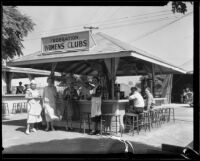 Federation of Women's Clubs hamburger stand at the Los Angeles County Fair, Pomona, 1932