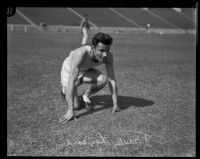 Frank Lombardi at the Coliseum, Los Angeles, 1928
