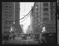 Fifth Street and Broadway, Los Angeles, 1920-1939