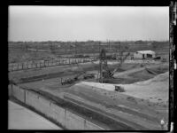 Excavation work site of the Los Angeles Department of Water and Power, 1920-1939