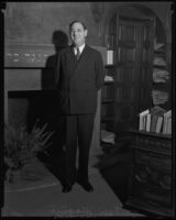 Portrait of Rabbi Edgar F. Magnin, Los Angeles, circa 1935