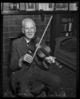 Richard Maloney, violinist, 1935