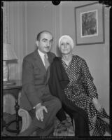 Prince George and Princess Norina Matchabelli, perfumers, Los Angeles, 1934
