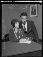 Gladys McConnell and Hugh Allan take legal action, Los Angeles, 1930