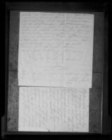 Letter related to Aimee McPherson letter, 1926