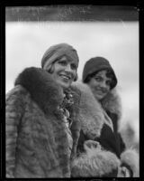 Evangelist Aimee Semple McPherson and her daughter Roberta Semple, [Glendale?], circa 1930