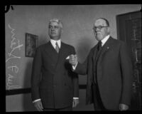 Charles F. Stern and Dr. E. C. Moore, Los Angeles, circa 1932