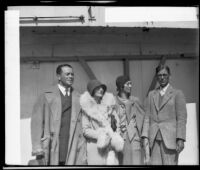 Samuel Finley Brown Morse, Relda Morse, Gene Francis McComas, and Francis McComas, Los Angeles, 1930