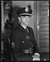 Chief C. R. McDowell, Arizona Highway Patrol, Los Angeles, circa 1934