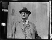Dr. Elwood Mead, head of the United States Bureau of Reclamation, Los Angles, 1929