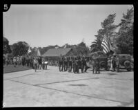 Memorial Day ceremonies at the Inglewood Cemetery, Inglewood, 1929