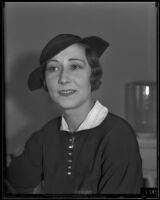 Fran Menjou during a support payment dispute, Los Angeles, 1933