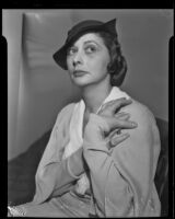 Olga Nelson, writer, Los Angeles, 1935
