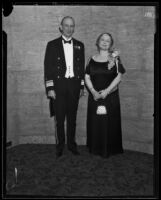 Couple attending a Navy Ball, Los Angeles, 1934