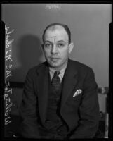 Wellington McNichols, deputy administrator for the National Recovery Administration, Los Angeles, 1935