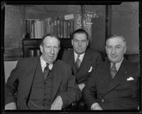 Frederick Mullen, H. R. Golenar, and Walter Story of Bluett & Mullen, Los Angeles, 1932