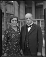 P. P. O'Brien, postmaster, and Mary T. O'Brien, Los Angeles, circa 1929