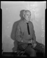 General Patrick Farrell sitting down, Los Angeles, 1920-1939